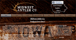 Desktop Screenshot of midwestantlerco.com